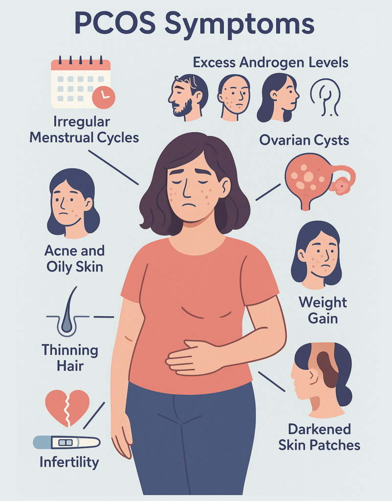 Symptoms of PCOS